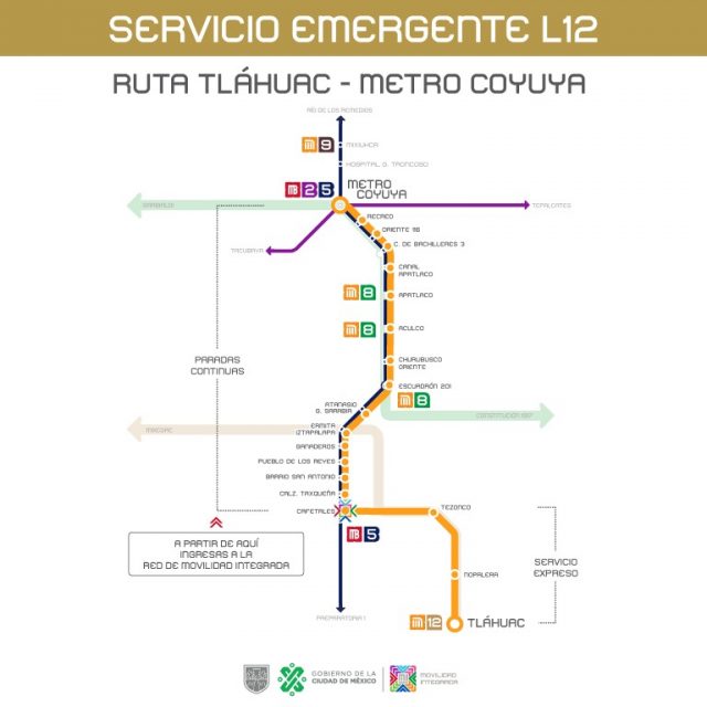 Inicia Operaciones L Nea Emergente Del Metrob S Tl Huac Metro Coyuya