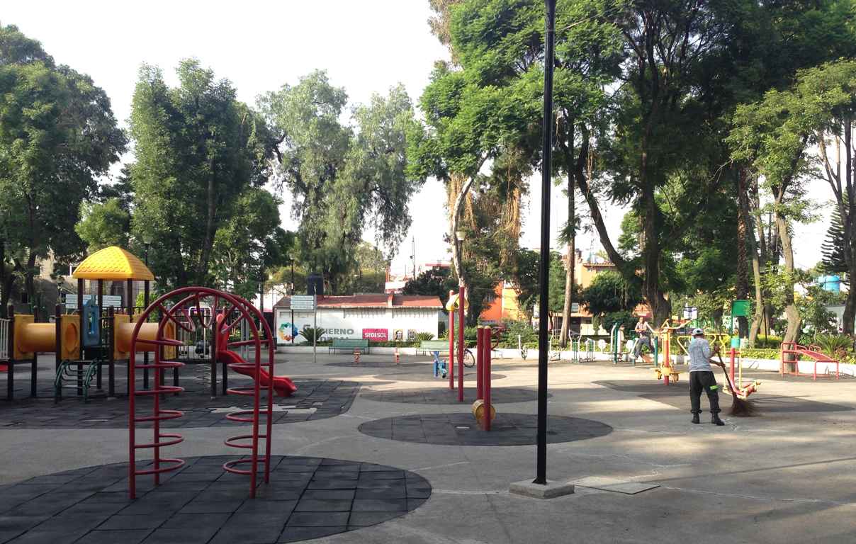 Rehabilitan el Parque Miguel Alemán en la Delegación Benito Juárez - 04 1