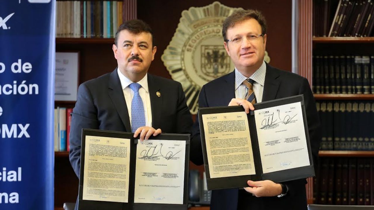 Comex y la SSP firman convenio de seguridad - - Centro Urbano