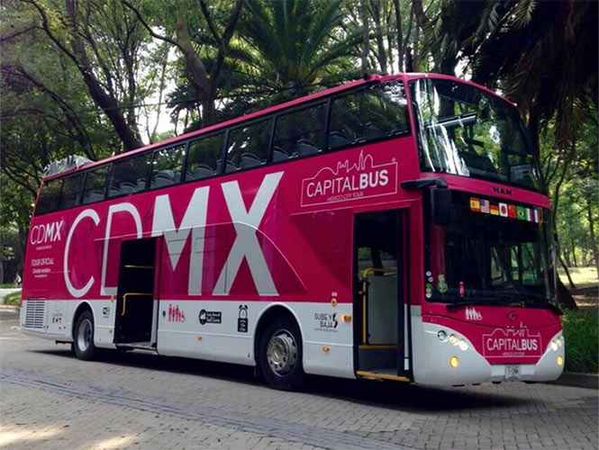 Da su primer recorrido Capital Bus, nuevo autobús turístico en CDMX - 12639301