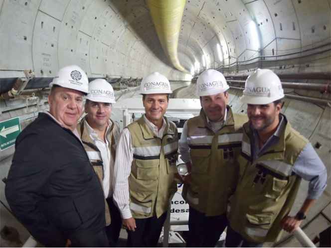 Supervisan construcción de Túnel Emisor Poniente II - 1691046