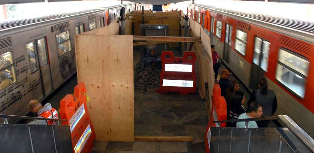 42 escaleras del a Línea 2 del Metro recibirán mantenimiento - 221215 FOTOS STC RECORRIDO 3