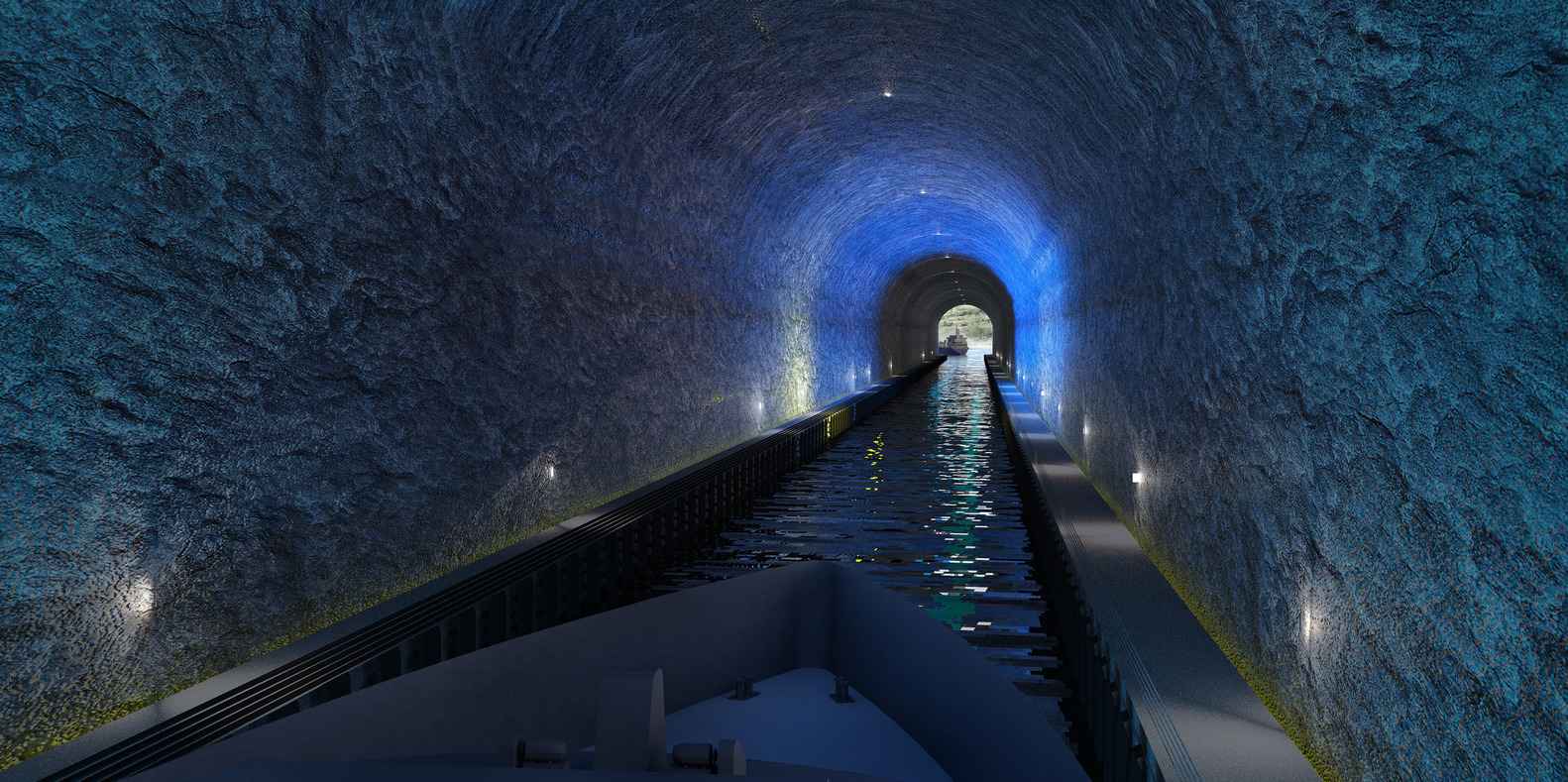 Así será el primer túnel para barcos del mundo
