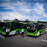 Guadalajara presenta nueva flota de camiones 100% eléctricos