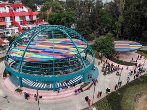 Infonavit entrega rehabilitación de parque en Iztacalco