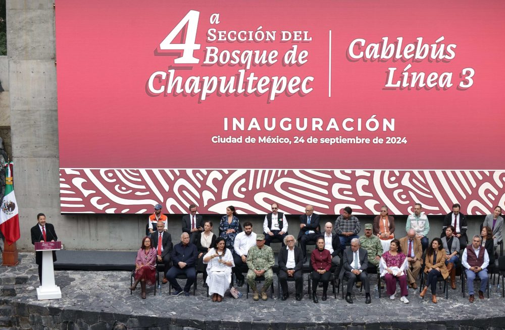 Inauguran 4ª sección del Bosque de Chapultepec