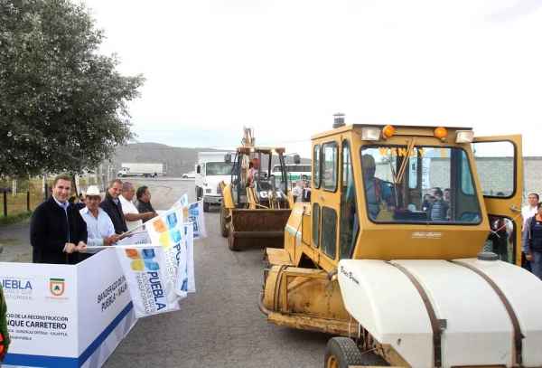 Inicia reconstrucción del tramo carretero Puebla-Xalapa Alchichica
