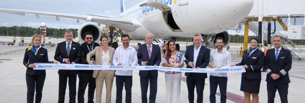 Aeropuerto de Tulum recibe el primer vuelo directo desde Alemania