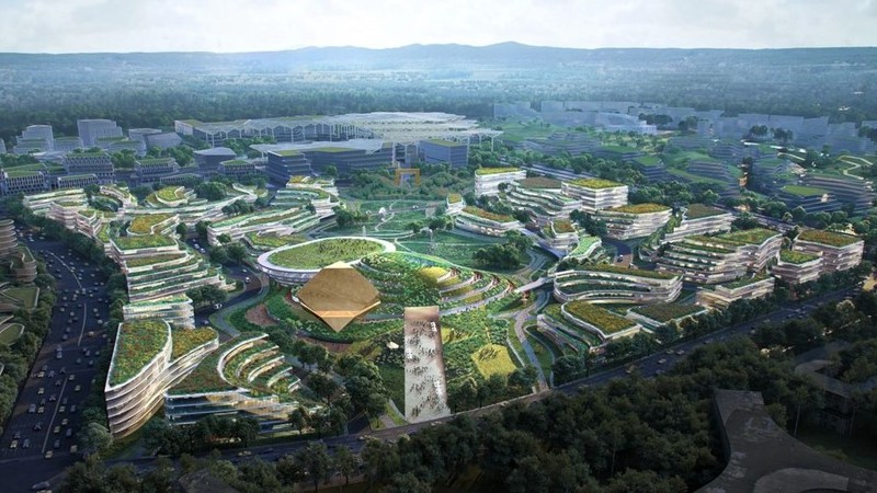 Así será la nueva ciudad de ciencia y tecnología de Chengdu, China