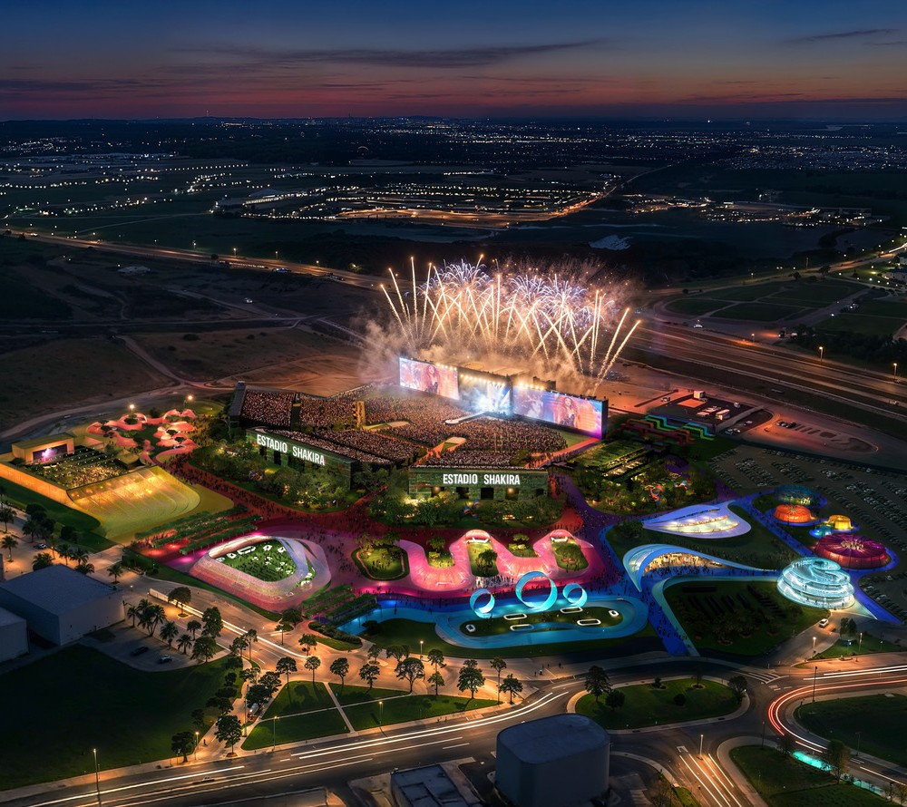 BIG diseña estadio efímero para residencia de Shakira en Madrid