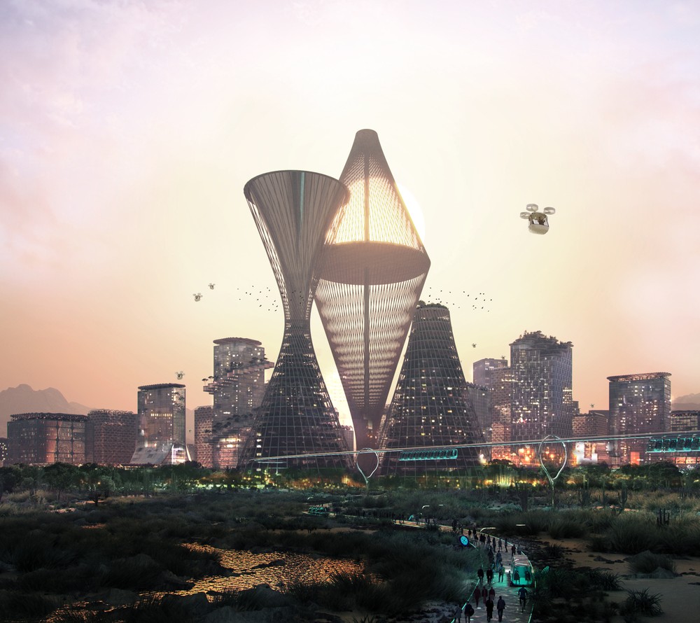 BIG presenta Telosa, la ciudad más sostenible del mundo