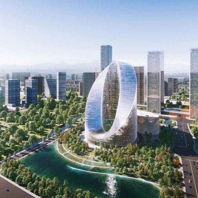BIG presenta diseño de O-Tower, la nueva sede de OPPO en China