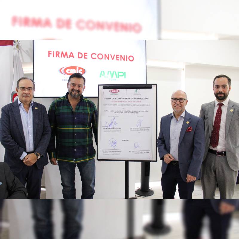 CMIC CDMX impulsa alianza con AMPI CDMX para sumar esfuerzos e impulsar proyectos conjuntos en la capital del país