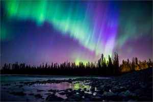 Lugares con luz propia de noche - Canada Aurora Boreal