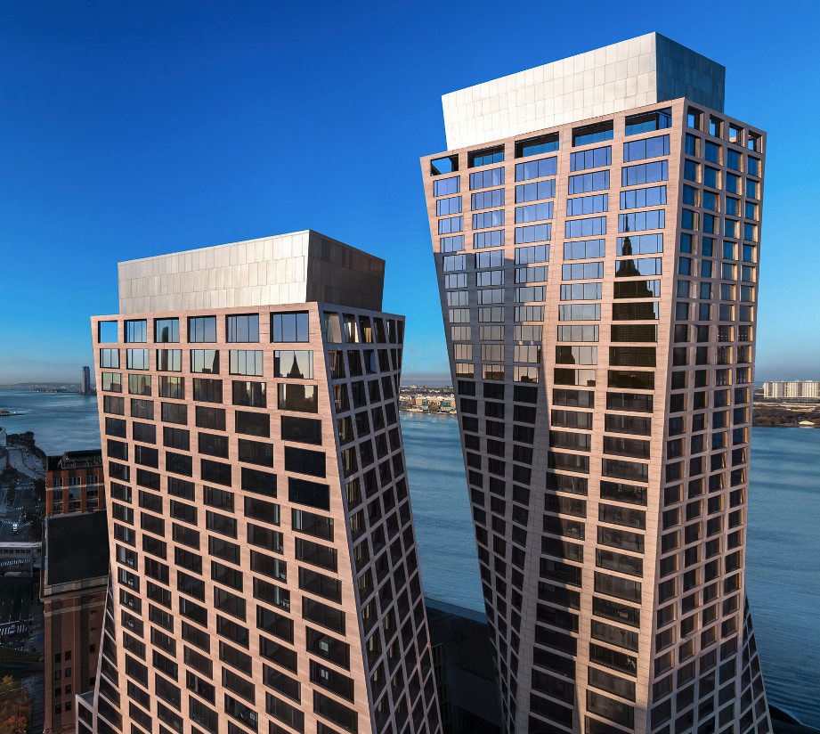 BIG diseña One High Line, dos torres retorcidas en Nueva York