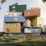MVRDV revela diseño de aldea artística vertical en Shenzhen, China