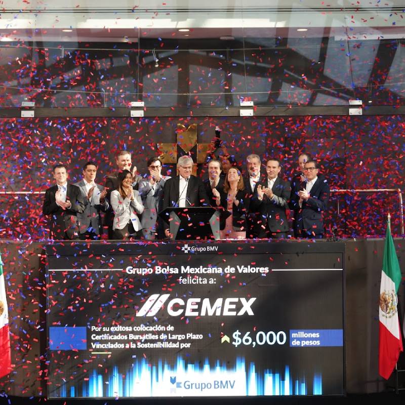 Cemex emite su primer Bono Vinculado a la Sostenibilidad por 6,000
