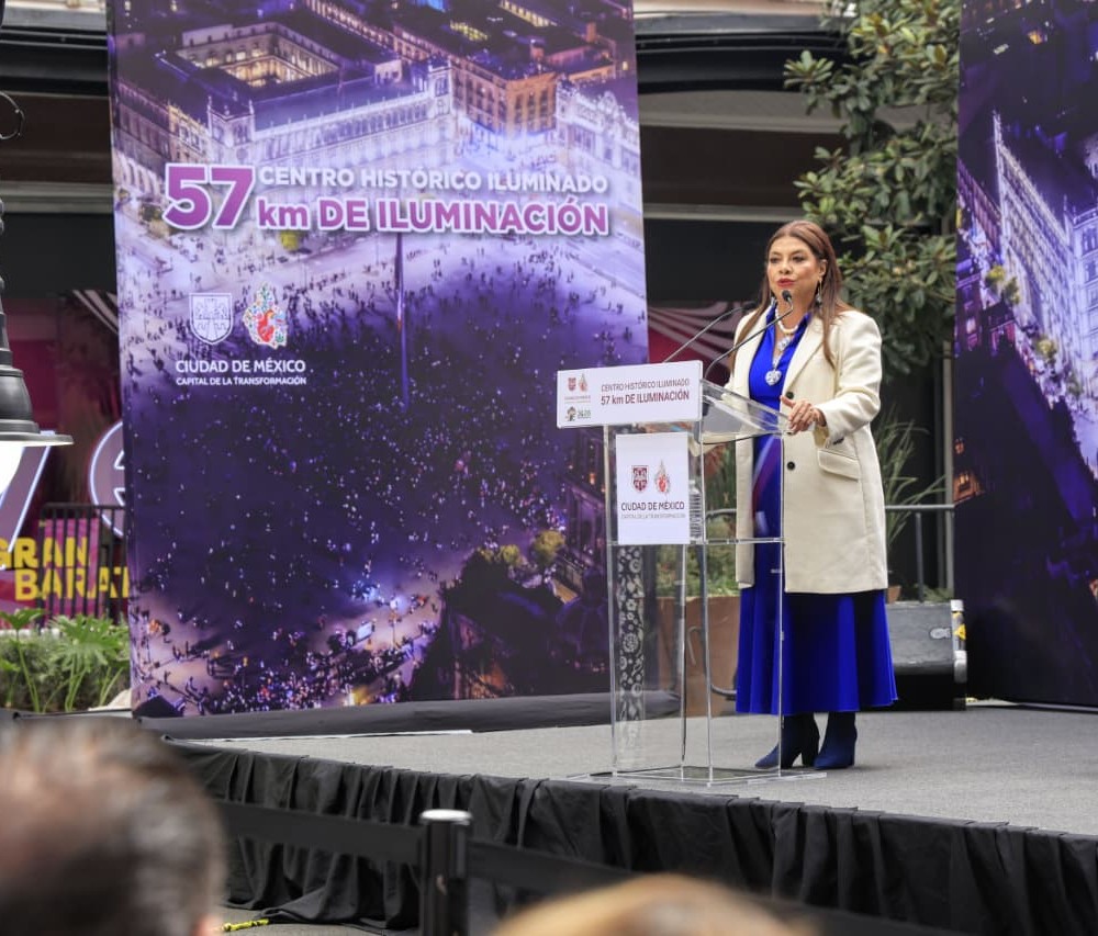 Centro Histórico de CDMX tendrá nueva iluminación en 57 km de calles