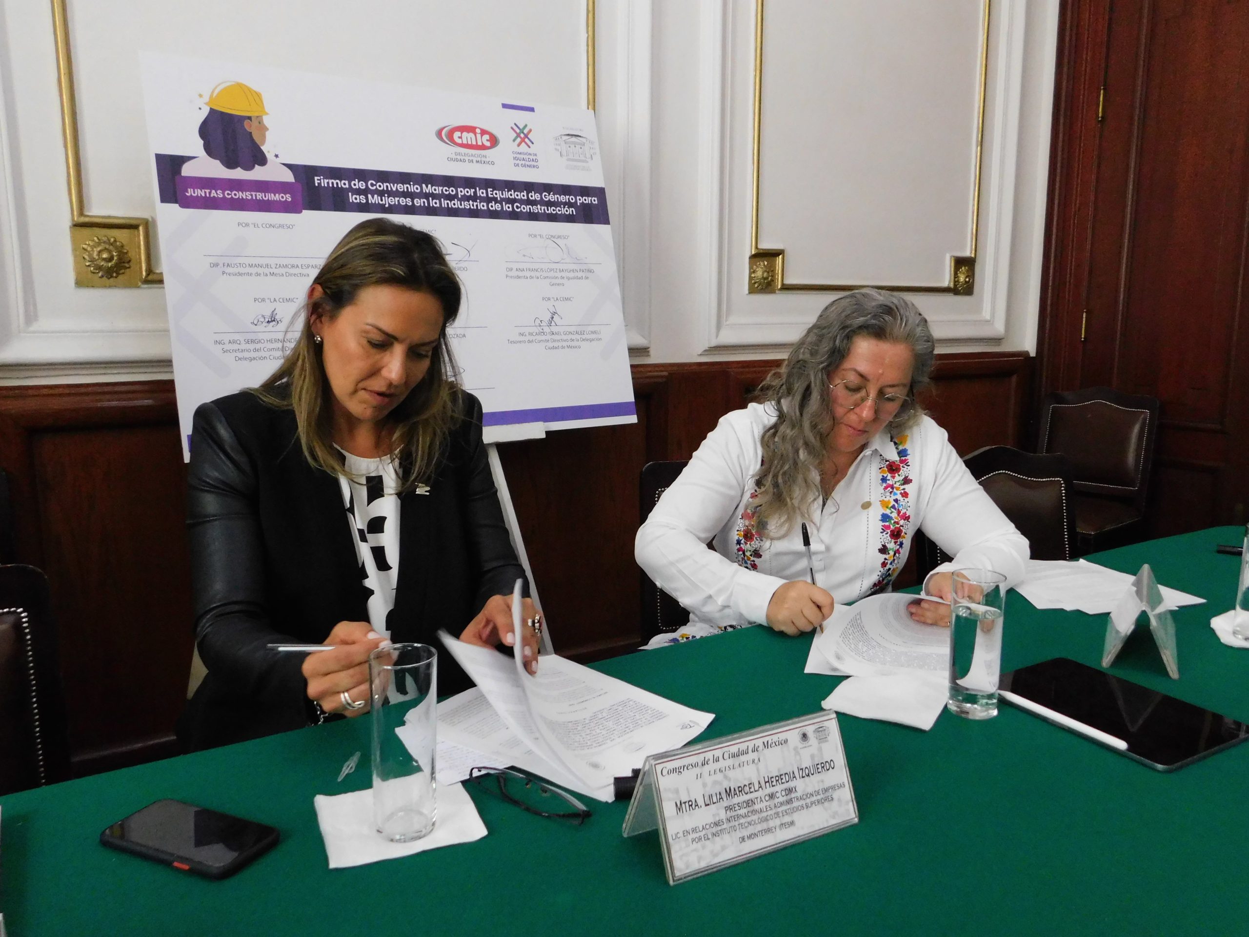 Congreso y CMIC CDMX impulsan equidad de género en la construcción