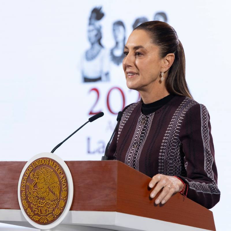 Claudia Sheinbaum informó que la construcción del Tren CDMX-AIFA avanza sin contratiempos, mientras que el tramo AIFA-Pachuca presenta un avance de 9.3%