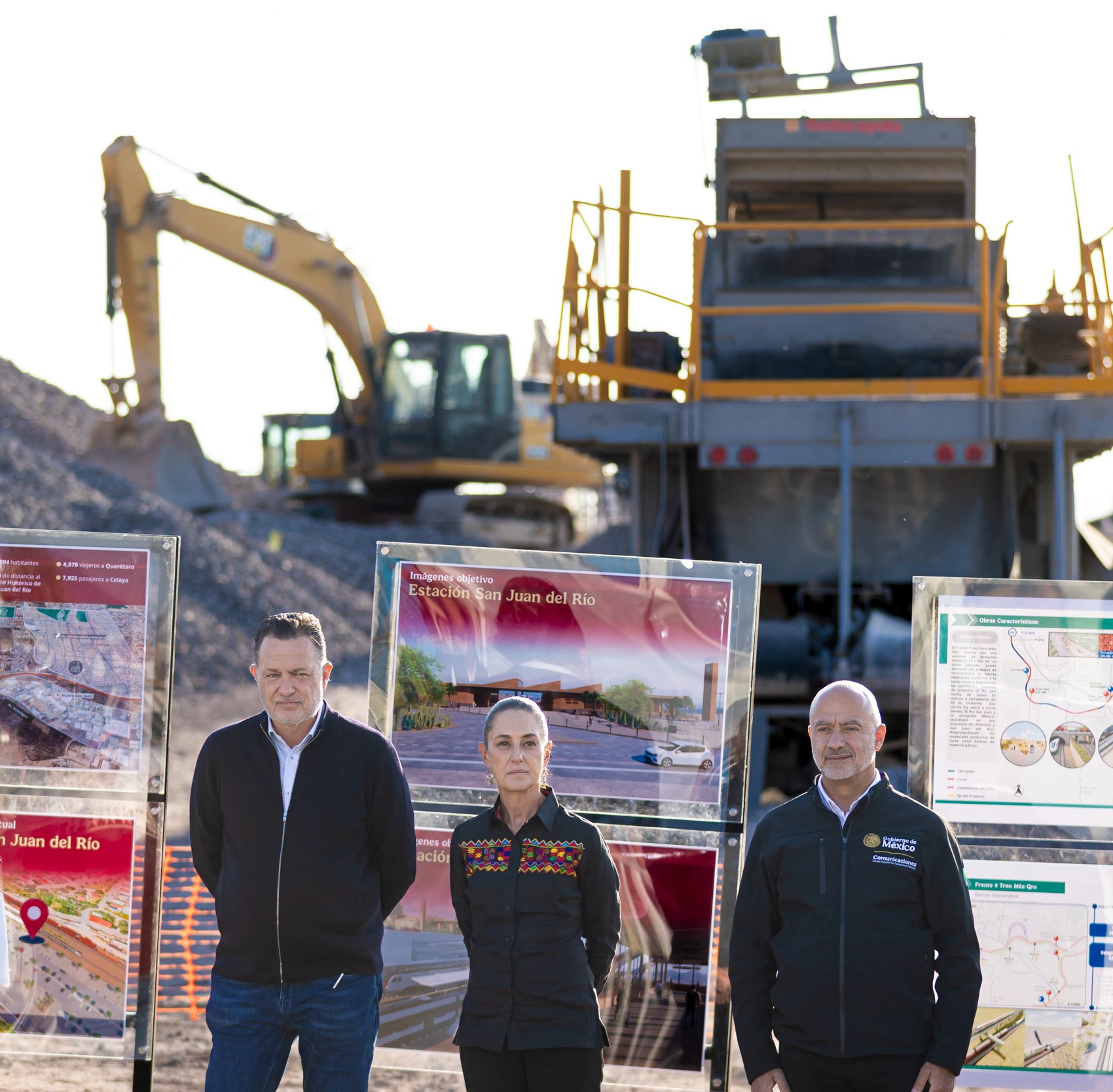 Construcción del Tren México-Querétaro registra avance de 8%