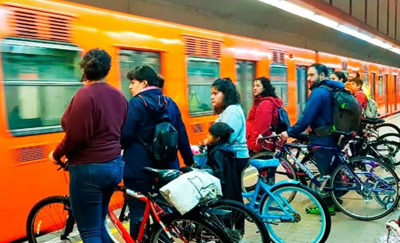 De octubre a diciembre, 26,219 personas ingresan al Metro con bicicleta