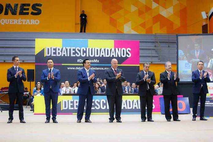 Candidatos a presidencia de Querétaro debatieron sobre seguridad y movilidad