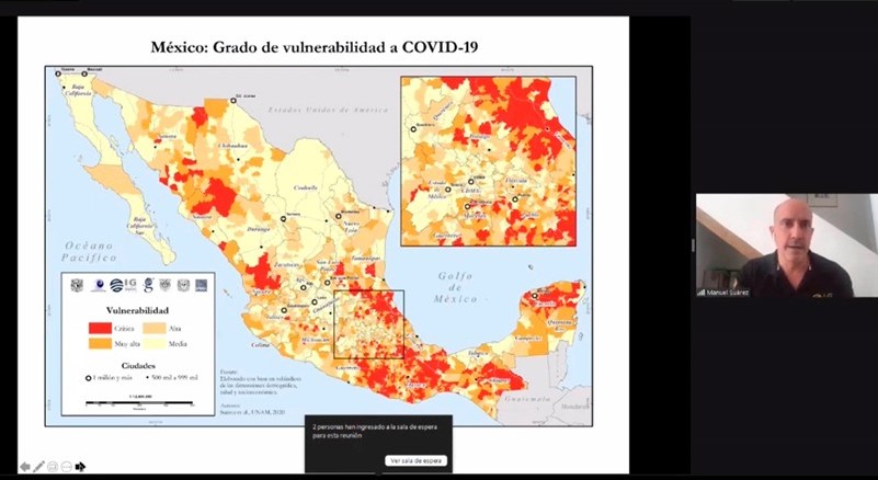 Desarrolla UNAM atlas de vulnerabilidad urbana ante Covid-19