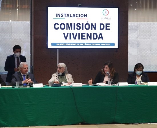 Diputados instalan la Comisión de Vivienda