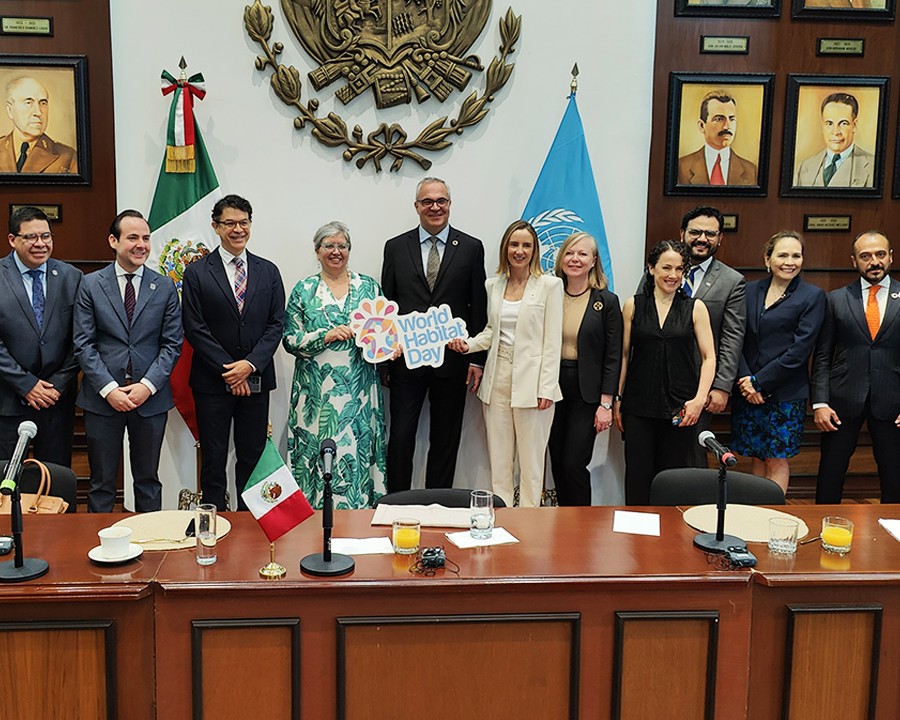 Director interino de ONU-Habitat completa 1ra misión oficial en México