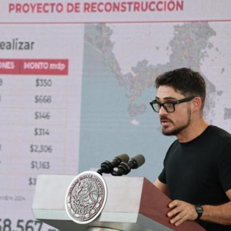 Anuncia Sedatu reconstrucción de 138 espacios públicos dañados por el huracán Otis en Acapulco