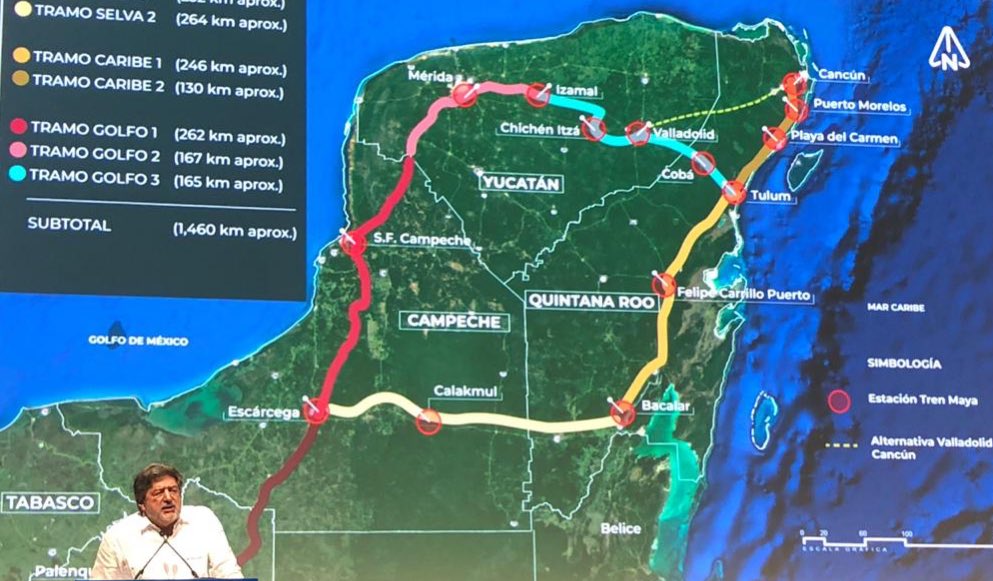 Se proyecta una inversión de 80,000 mdp en 2020 para el Tren Maya