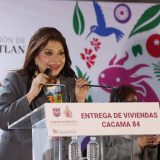 Clara Brugada encabezó la entrega de viviendas con un costo menor a 800,000 pesos