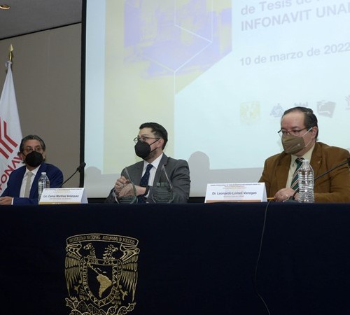Entregan Premio de Tesis de Investigación Infonavit-UNAM 2021