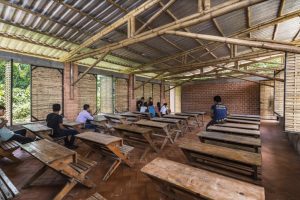 Comunidad poblana impulsa autoconstrucción con bambú - Escuela Rural 1
