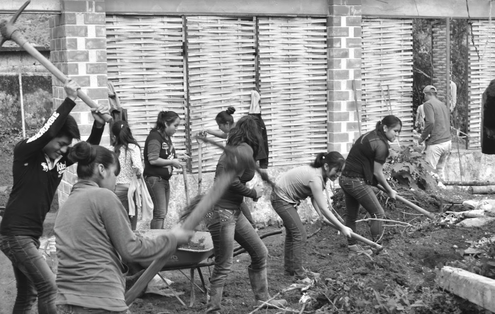 Comunidad poblana impulsa autoconstrucción con bambú - Escuela Rural 4