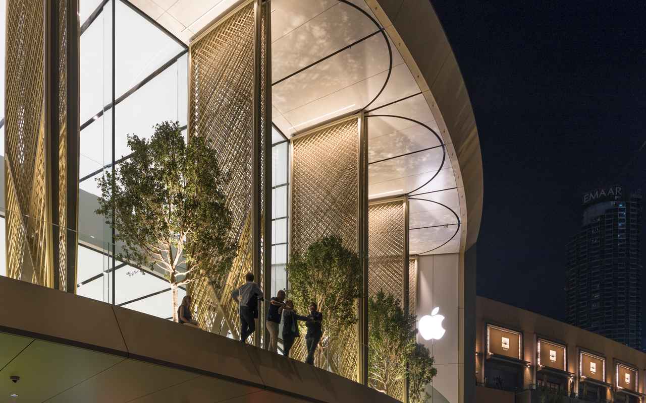 Muestran diseño de espectacular tienda de Apple en Dubai