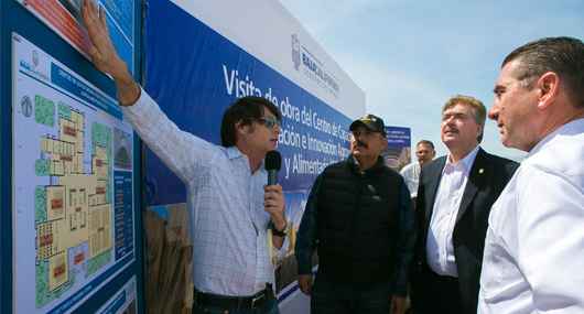 Realizan recorrido de obra en el Centro de capacitación agropecuaria, Sinaloa - FAVL CCIIAA
