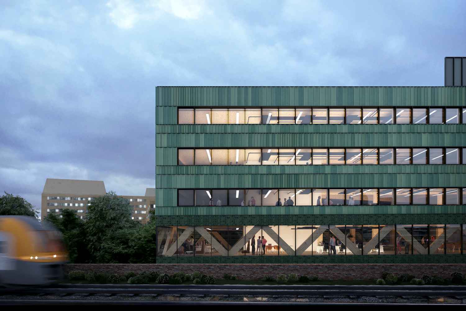 FCBStudios diseña edificio de oficinas sustentable en Londres - FCBStudios Paradise 1
