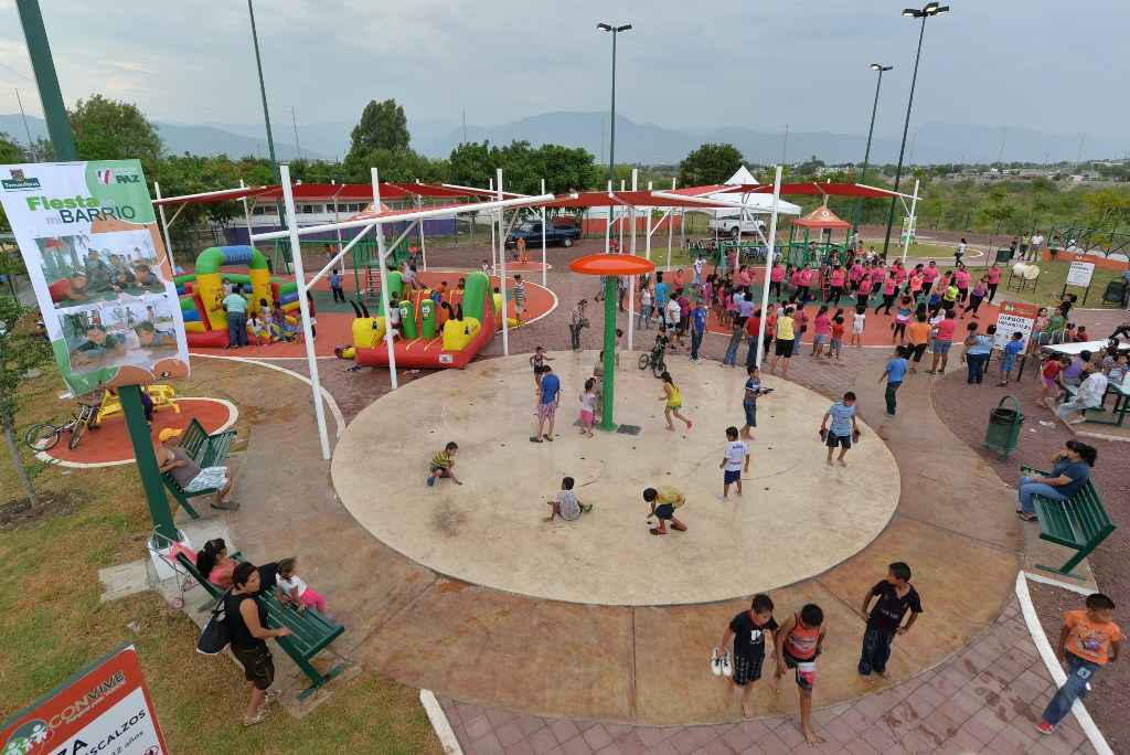 Construyen 62 parques en Tamaulipas