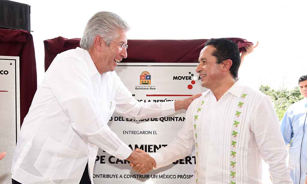 SCT entrega obras de infraestructura en Quintana Roo