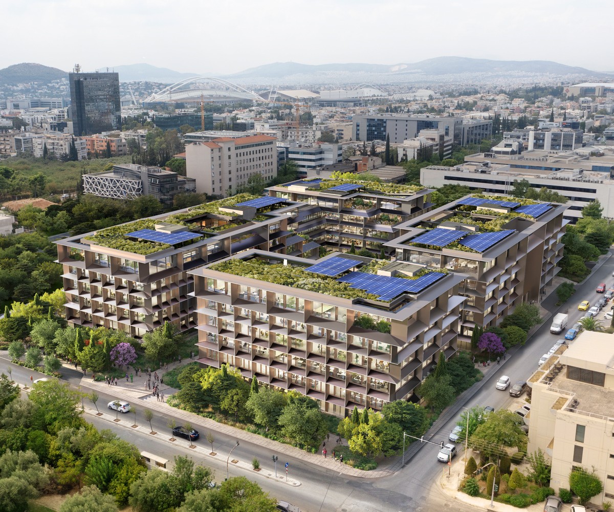 F+P construye de The Grid, complejo de oficinas en Atenas