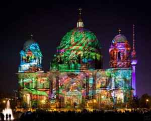 Brilla arquitectura del Centro Histórico - Festival de Luces en Berlin