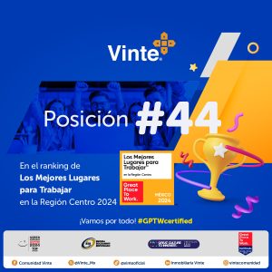 Vinte dentro del ranking Great Place to Work