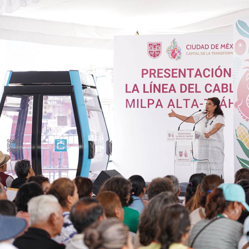 Gobierno capitalino presenta la Línea 6 del Cablebús