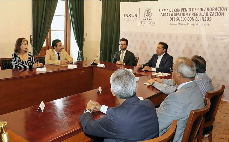 INSUS y Ayuntamiento de Toluca colaboran por desarrollo territorial