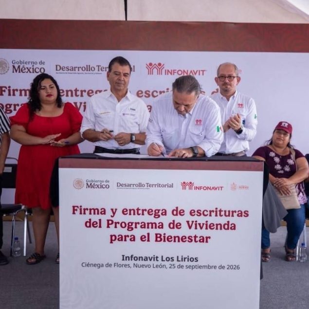 El Infonavit inició la entrega de escrituras en el estado, donde contempla construir 67,000 viviendas con una inversión superior a 42,000 mdp