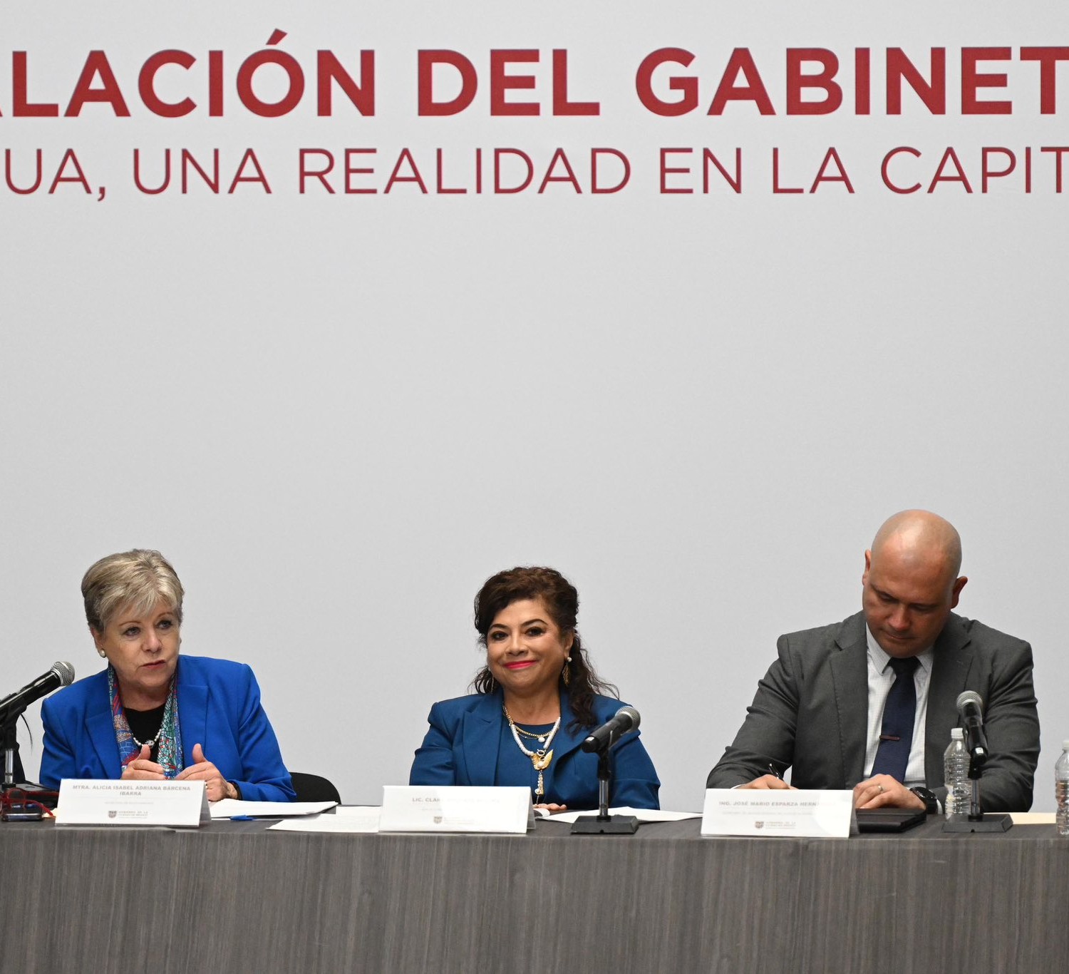 Instala Brugada Gabinete del Agua para el Valle de México