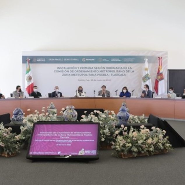 Instalan Comisión de Ordenamiento Metropolitano para Puebla y Tlaxcala