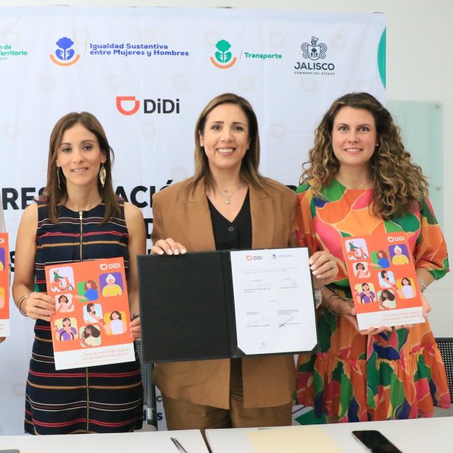 Jalisco y DiDi presentan Guía de Movilidad con Perspectiva de Género